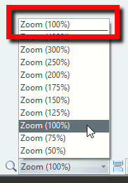 Zoom Status Bar Pane