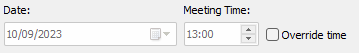 Meeting Date and Time