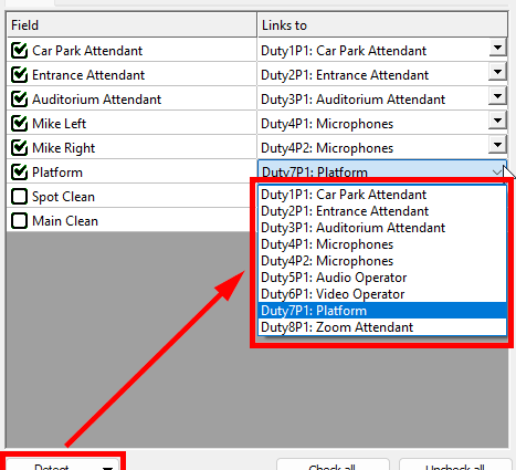 Importing CSV Duties